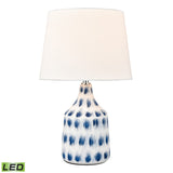 Colmar 18'' High 1-Light Table Lamp - Blue - Includes LED Bulb S019-7270-LED Elk Home