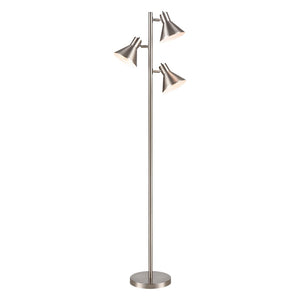 Loman 65'' High 3-Light Floor Lamp - Satin Nickel S019-7279 Elk Home