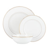 Lenox Federal Gold 3-piece Place Setting White, WHITE PORCELAIN 853808