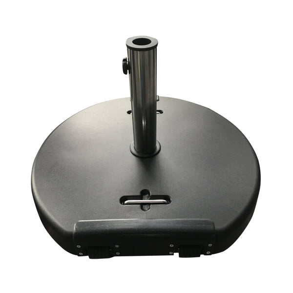 English Elm Christopher Knight Home® - MOTA Concrete Umbrella Base Round 132 lbs – Black, Stainless Steel Collar, Stable 13ft Support 62766.00BLK