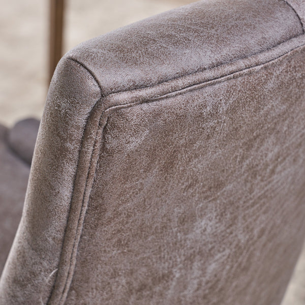 English Elm Christopher Knight Home® - Cheney Dining Chair Set Of 2 - Stylish Slate Microfiber For Modern Comfort & Timeless Elegance 54181.00MFSLAT