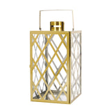 Christopher Knight Home® - Noble House - Ashuelot Outdoor 18" Modern Stainless Steel Lantern