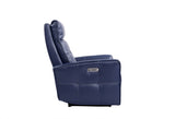 Parker House Parker Living Gershwin - Verona Royal Blue - Powered By Freemot Zero Gravity Power Recliner Verona Royal Blue Top Grain Leather with Match (X) MGER#812PHZ-P25-VRB