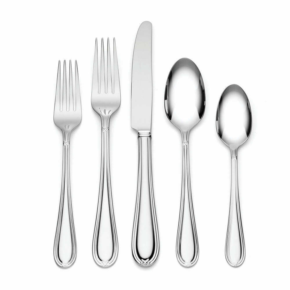 Lenox Ashbridge 80-Piece Flatware Set Metallic, STAINLESS METAL 893846