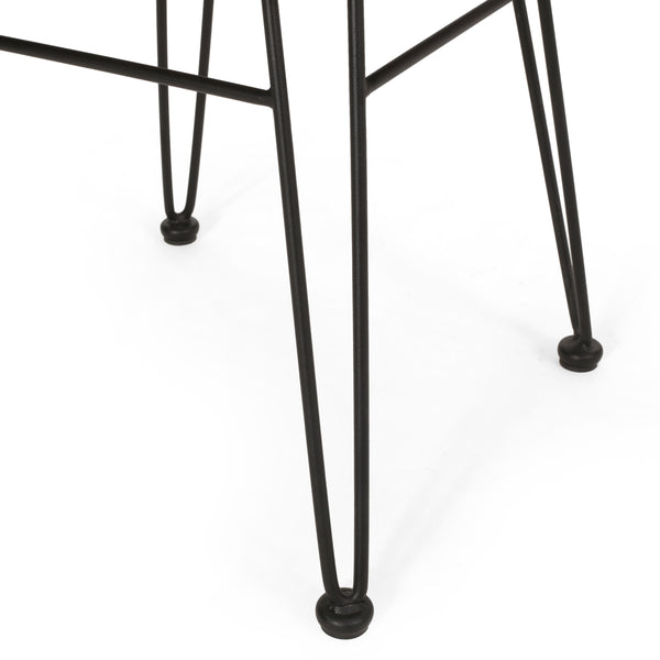 English Elm Christopher Knight Home® - TAVON Wicker Dining Chairs 2-Pack with Cushions, Light Brown PE Rattan, Hairpin Legs, Weather-Resistant Finish 71397.00