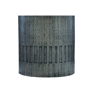 Bernhardt Bernhardt Miramar Drum Outdoor End Table — Textured Glass-Reinforced Concrete, Weather-Ready 20"H X01124