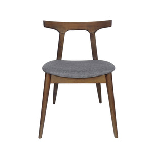 English Elm Dining Chair Set of 2 Curved Back Faux Leather Upholstered Seats for Modern Farmhouse Decor 72662.00CHAR