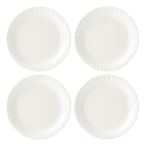 Lenox Profile White Porcelain 4-Piece Dinner Plate Set White, WHITE PORCELAIN 891166