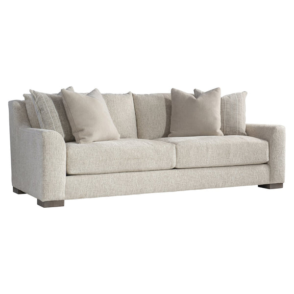 Bernhardt Bernhardt Gabi Fabric Sofa With Curved Silhouette, Deep Seats & Tailored Pillows, Customizable Finish - Made to Order P7087A