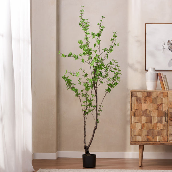 English Elm 180cm Faux Enkianthus Indoor Tree Realistic Disc Leaf Branches Zero Maintenance 74335.00