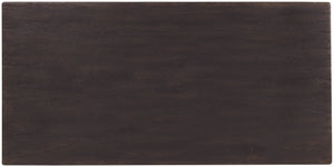 Hooker Furniture Driftwood Rectangular Cocktail Table With Buckboard Finish, Rustic Oak Look, Lower Shelf Storage And Sturdy Base Blacks 6820-80110-99