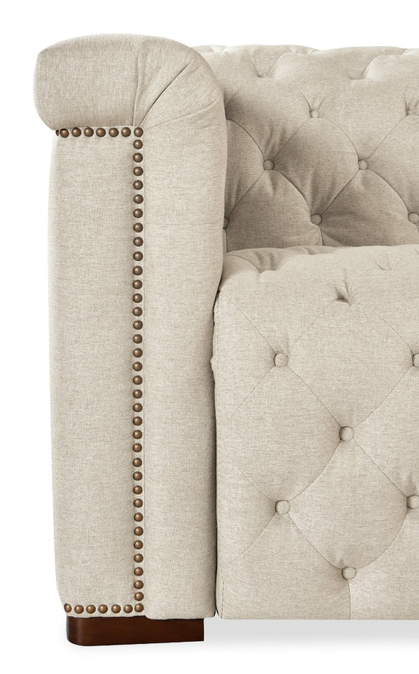 Hooker Furniture Savion Aries Beach 5-Seat Sectional With Chesterfield Tufting, 4 Power Recliners & 6 Headrests SS435-5PC4-414