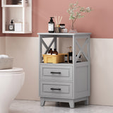 Christopher Knight Home® Modern Farmhouse Bathroom Storage Cabinet with Drawers - Compact Design