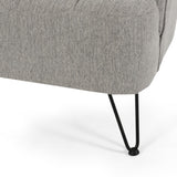 Christopher Knight Home® - Noble House - Lupine Modern Fabric Loveseat with Hairpin Legs