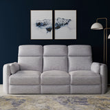 Parker House Radius - Mineral Power Reclining Sofa And Recliner Light Grey 100% Polyester (W) Mrad-31p-min