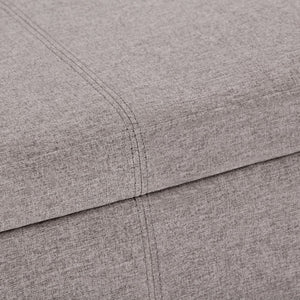 English Elm Avalon Storage Ottoman Bench - Stylish Cloud Grey With Generous Hidden Storage For Every Room B136P158637