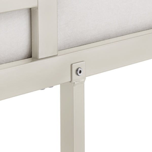 Homelegance By Top-Line Calrissian Metal Bunk Bed White Metal