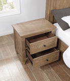 English Elm Steve Silver - Riverdale - 2 Drawer Nightstand - Dark Brown