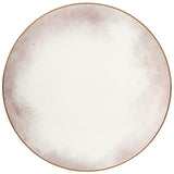 Trianna Salaria Dinner Plate: 11-Inch Porcelain, Watercolor Design, Gold Accents, Chip-Resistant