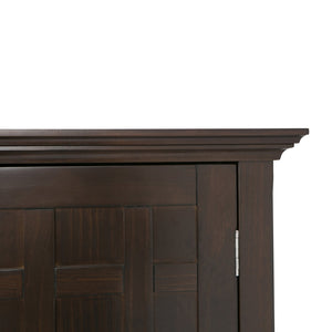 English Elm Bedford Sideboard Buffet With Wine Rack - Elegant Dark Tobacco Storage For Dining & Living Rooms B136P158119
