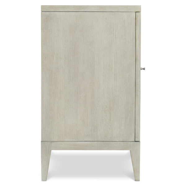 Bernhardt Bernhardt Cornelia Buffet With Nebbia Ash, Brushed & Glazed Stainless Diamond Inlay, Soft-Close Doors 331131