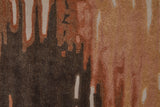 Feizy Rugs Anya Wool/Viscose Hand Tufted Industrial Rug Red/Brown/Orange 3'-6" x 5'-6"
