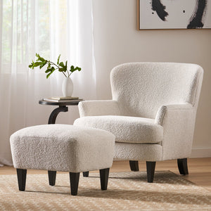 English Elm Christopher Knight Home® - Club Chair And Ottoman Set - Stylish Comfort For Your Living Room, Perfect For Relaxation And Decor 74114.00ALM