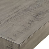 Homelegance By Top-Line Alastor Sofa Table with Shelf Grey MDF