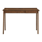 Homelegance By Top-Line Chilton Walnut Finish Writing Desk and Chair Set Walnut Rubberwood