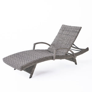English Elm Christopher Knight Home® - Crete Wicker Chaise Lounge Set - Weather-Resistant Outdoor Chairs For Modern Patios & Pool Areas 58997.00ARMMP2
