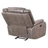 Parker House Parker Living Blake - Desert Taupe Manual Reclining Sofa Loveseat and Recliner Desert Taupe 100% Polyester (W) MBLA-321-DTAU