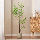 Christopher Knight Home® - Noble House - Bowrun 4' X 2.5' Artificial Enkianthus Tree, Green