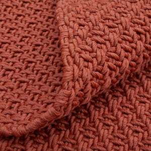 Feizy Rugs Tito Hand Woven Polypropylene Solid Rug - Stylish, Low-profile Design For High-traffic Spaces Red Polypropylene Tto0826fred000f00