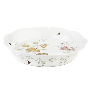 Lenox Butterfly Meadow Pie Dish Multi, WHITE PORCELAIN 6444640