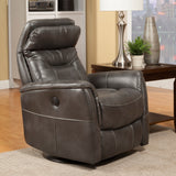 Parker House Parker Living Gemini - Flint Power Swivel Glider Recliner Flint 90% Polyester, 10% PU (W) MGEM#812GSPB-FLI