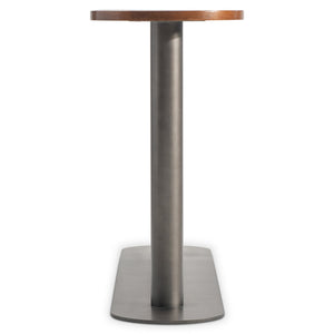 Bernhardt Bernhardt Brasea Suar Wood Entryway Console with Steel Pedestal Base Modern Appeal 394914