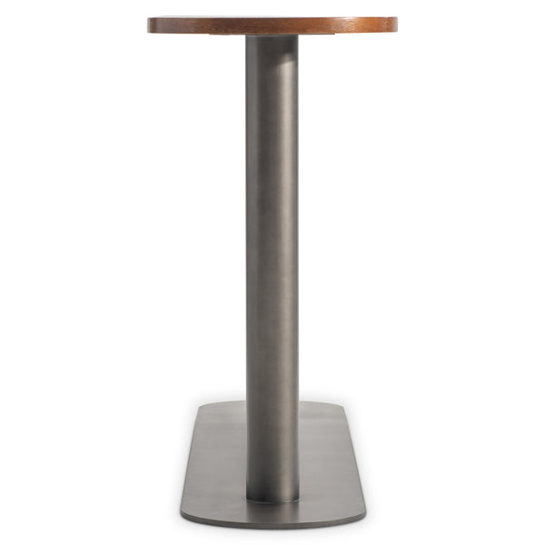 Bernhardt Bernhardt Brasea Suar Wood Entryway Console with Steel Pedestal Base Modern Appeal 394914