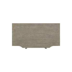 Bernhardt Bernhardt Albion Nightstand With Soft-Close Drawers, Usb Charging, Pewter White Oak Finish, 36.5" W 311230