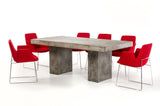 VIG Furniture Modrest Saber Modern Concrete Dining Table VGGR640590