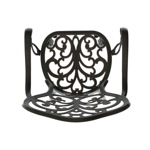 English Elm Christopher Knight Home® - VIGO Antique-Style Aluminum Dining Chair in Natural Finish with Ornate Scrollwork, 300 lb Capacity 62912.00SHNCOP