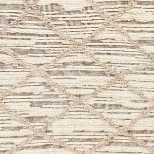 Surya Sahara Hand-knotted Wool Rug 2' X 3' - Bohemian Fringe Design For Global Style & Comfort Light Beige Wool Sah2307-46