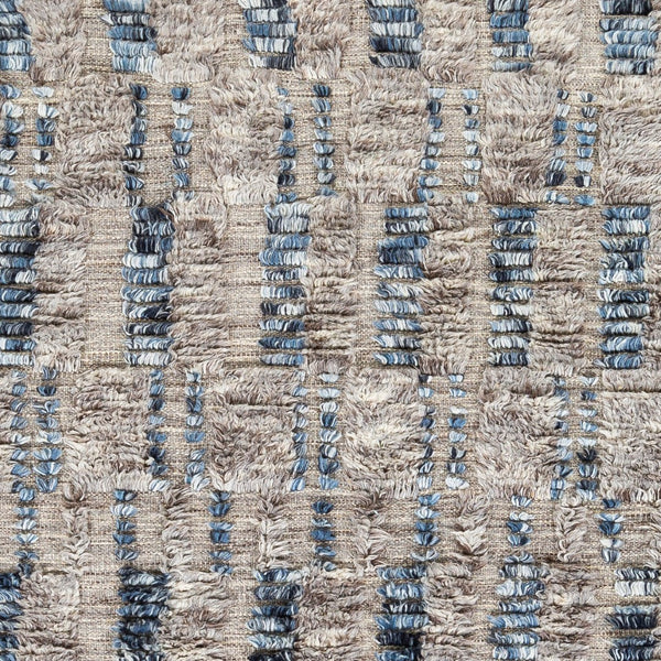 Surya Sahara Hand-knotted Wool Rug 2' X 3' - Bohemian Fringe Design For Global Style & Comfort Gray Wool Sah2308-23