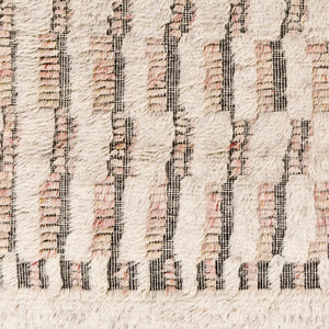 Surya Sahara Hand-knotted Wool Rug 2' X 3' - Bohemian Fringe Design For Global Style & Comfort Dark Brown Wool Sah2309-69