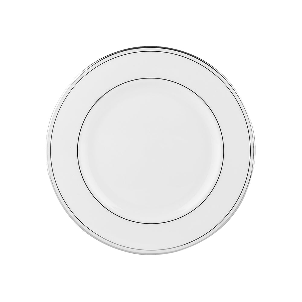 Lenox Federal Platinum Salad Plate White, WHITE PORCELAIN 100210012