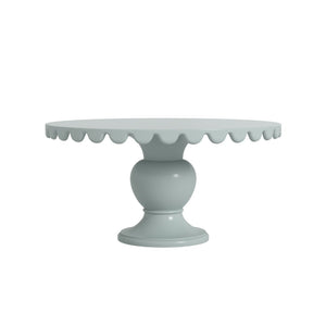 A.R.T. Furniture Haven Round Dining Table: Elegant Light-Blue Cottage Charm with Scalloped Edge for Intimate Gatherings 339225-2365