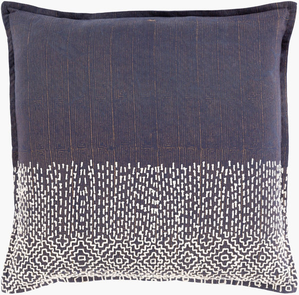 Surya Sailor Hand-woven Cotton Accent Pillow Organic Texture for Sofa Chair or Bed SAL100-2020P