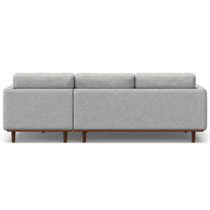 English Elm Morrison Right Sectional Sofa - Eco-Friendly Mist Grey With Plush Comfort For Cozy Living Spaces B136P159958