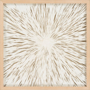 Surya Sanctity 24" Framed Black And White Wall Art - Modern Home Decor, Durable & Easy Care Design Main, Cream,Frame, Paper,Polystyrene San1001-2424