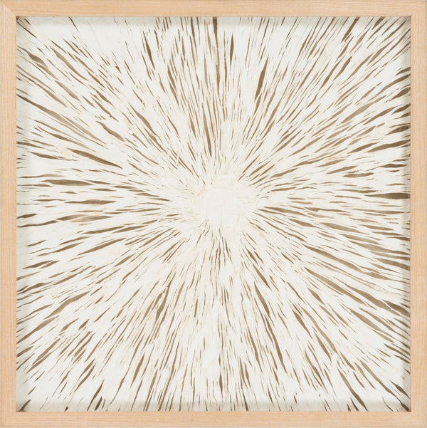 Surya Sanctity 24" Framed Black And White Wall Art - Modern Home Decor, Durable & Easy Care Design Main, Cream,Frame, Paper,Polystyrene San1001-2424