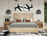 VIG Furniture Nova Domus Santa Monica - Modern Natural Oak Bed VGMABR-144-BED